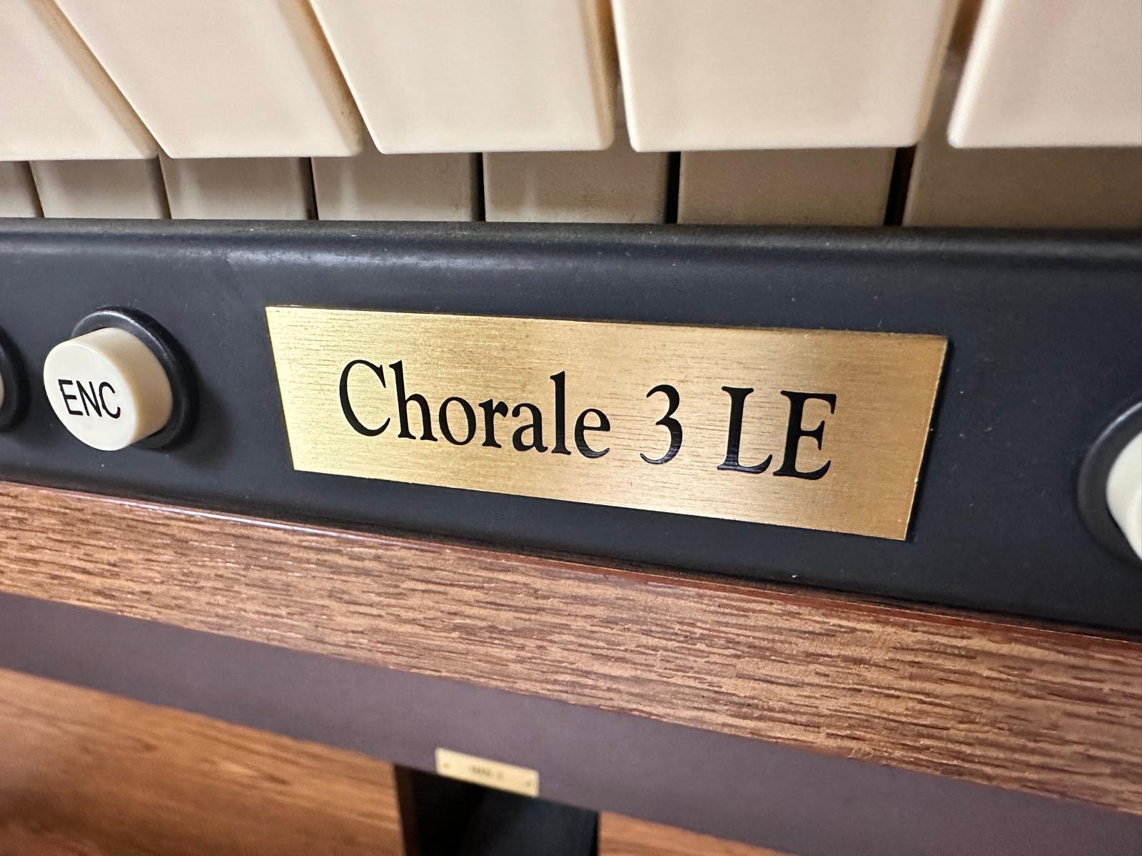 Viscount Chorale 3 LE donker eiken Andante Orgels